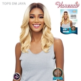 Vanessa Top Deep Middle Lace Part Swissilk Lace Front Wig - TOPS DM JAYA